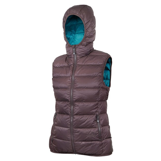 Warmpeace Yuba Lady Vest, Shale/Harbor Blue