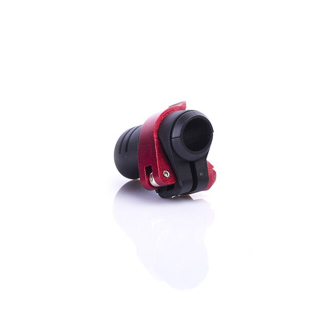 Warp ND - flip-lock mechanika FL-17 čierny plast/červená ALU páčka/červená matička, pre priemer 16mm