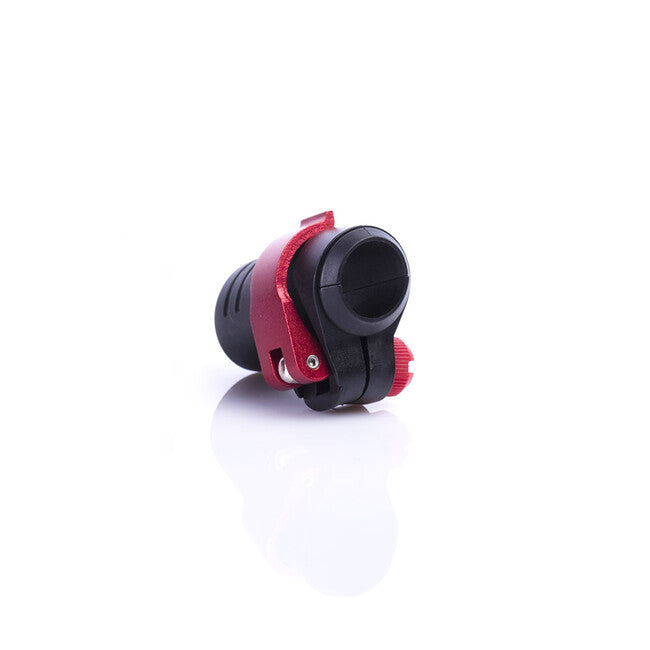 Warp ND - flip-lock mechanika FL-17 čierny plast/červená ALU páčka/červená matička, pre priemer 18mm