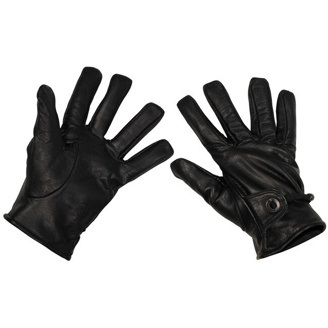 MFH Leather Western Gloves, Black