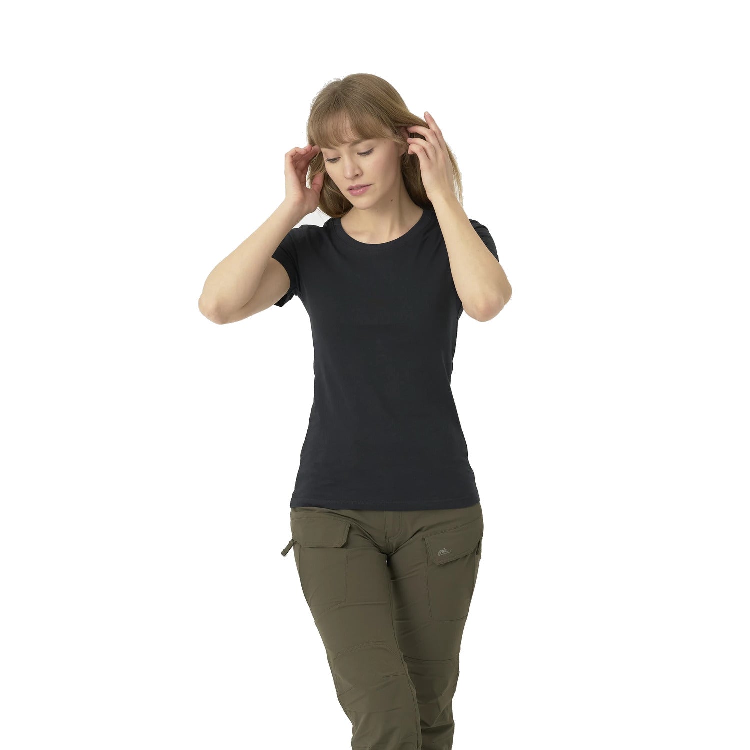Helikon-Tex Slim Organic tričko dámske, čierna