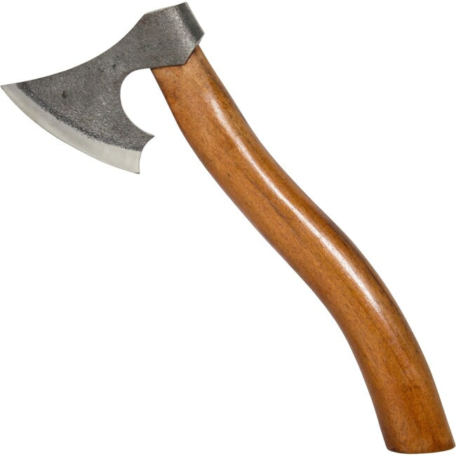 Axe with Forged Head and Wooden Handle