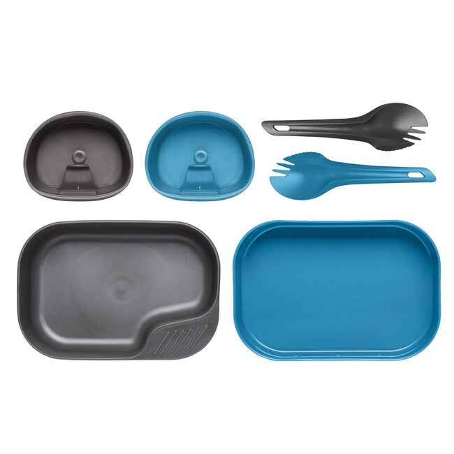 Wildo Camping Set DUO Light 6645, Light Blue/Dark Grey