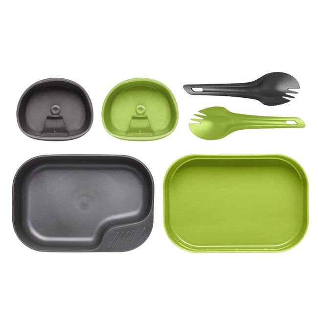 Wildo Camping Set DUO Light 6629, Lime/Dark Grey