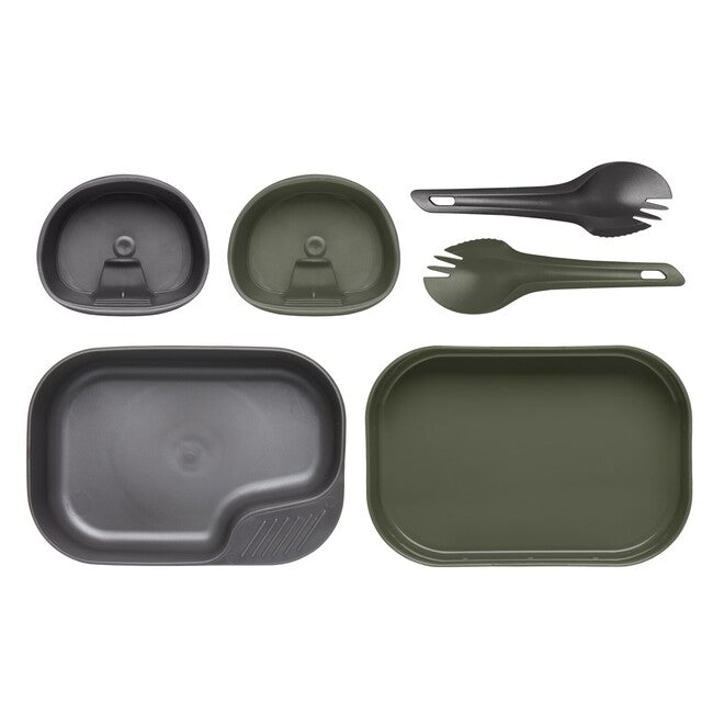 Wildo Camping Set DUO Light 6621, Olive/Dark Grey