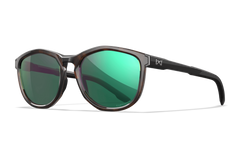 Wiley X Bravo sunglasses Tortoise / CAPTIVATE™ Polarized Green Mirror
