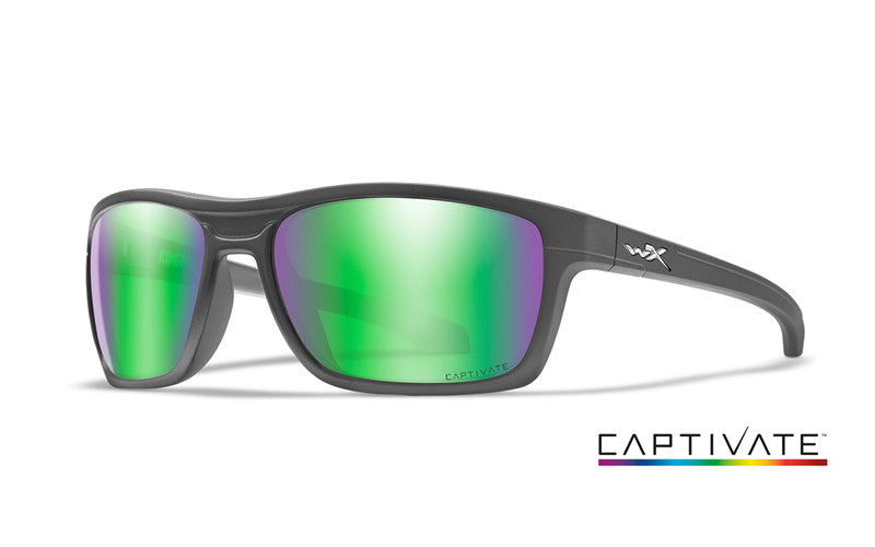 Wiley X Kingpin polarizačné okuliare Captivate, green mirror