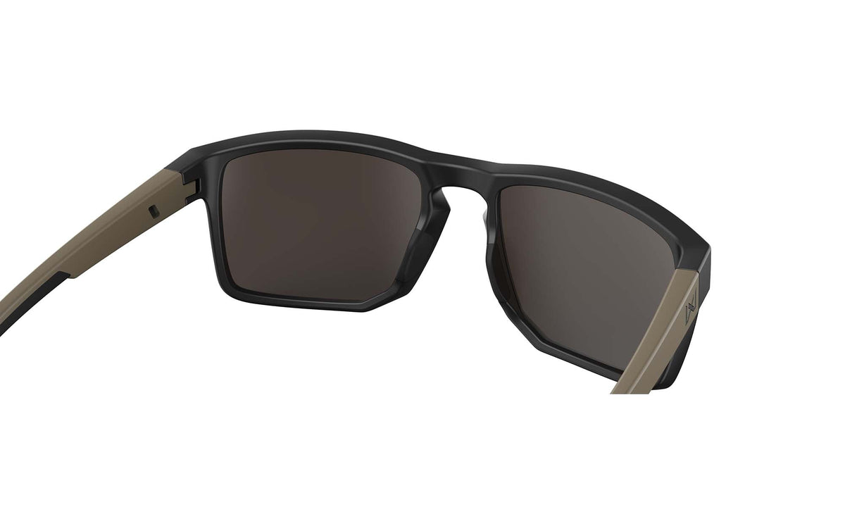 Wiley X Founder slnečné okuliare, Matte Black-Tan / CAPTIVATE Polarized Tungsten Mirror
