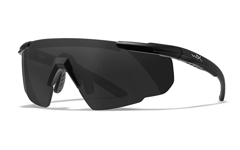 WILEY X SABER ADVANCED Protective Glasses, Black