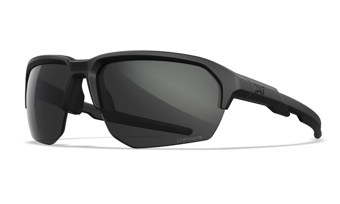 Wiley X Jackal Sunglasses, Captivate Grey/Matte Black