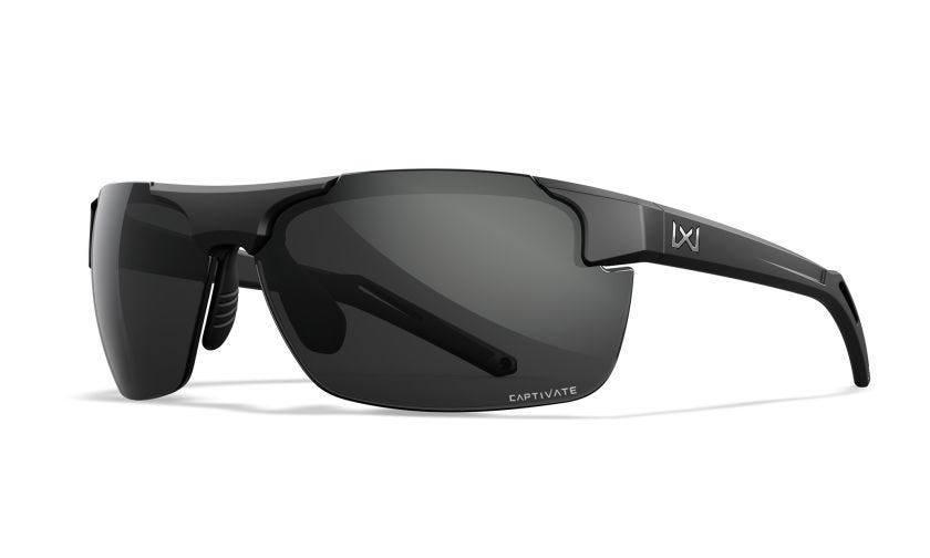 Wiley X Prime Captivate Grey Sunglasses, Matte Black
