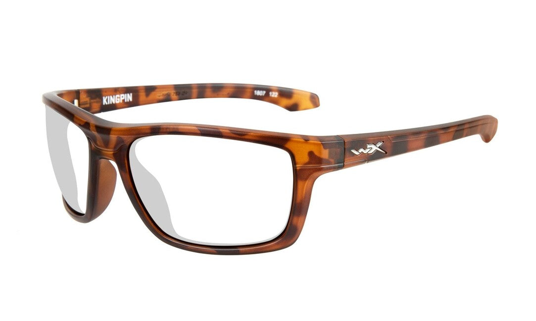 WileyX KINGPIN Eyeglass Frame, Matte Demi Brown