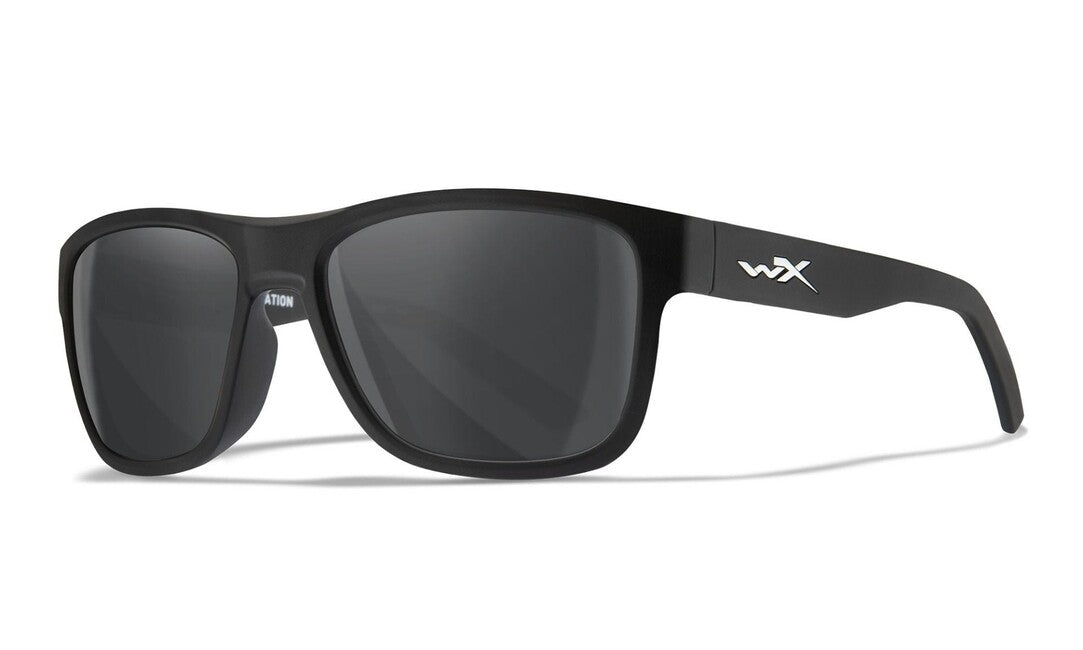 WileyX Ovation Sunglasses, Black/Grey Mirror