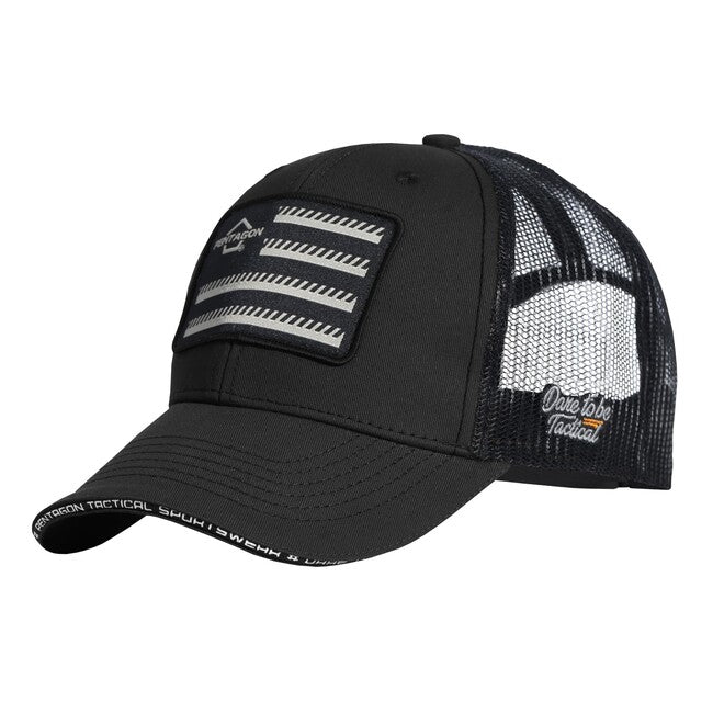 Pentagon Wills Truckers Twill Cap, Black