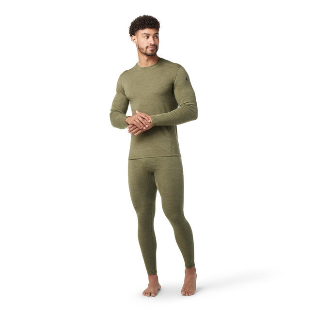 Smartwool Merino 250 Baselayer Crew Long Sleeve Shirt, Winter Moss Heather