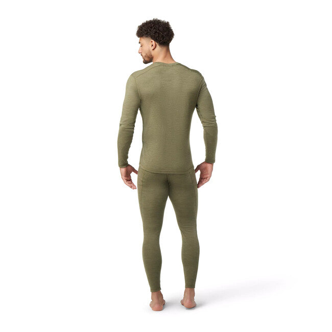 Smartwool Merino 250 Baselayer Crew Long Sleeve Shirt, Winter Moss Heather