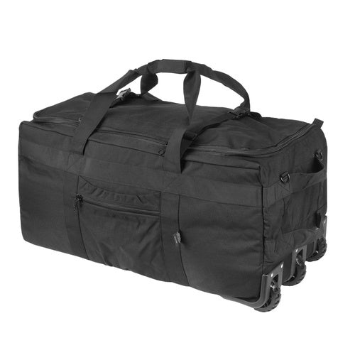 Mil-Tec Black Combat Bag with Wheels