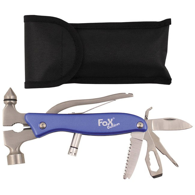 Fox Outdoor Worker Mini Tool Set, Blue