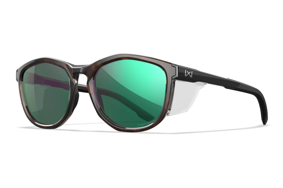 Wiley X Bravo slnečné okuliare, Tortoise / CAPTIVATE™ Polarized Green Mirror