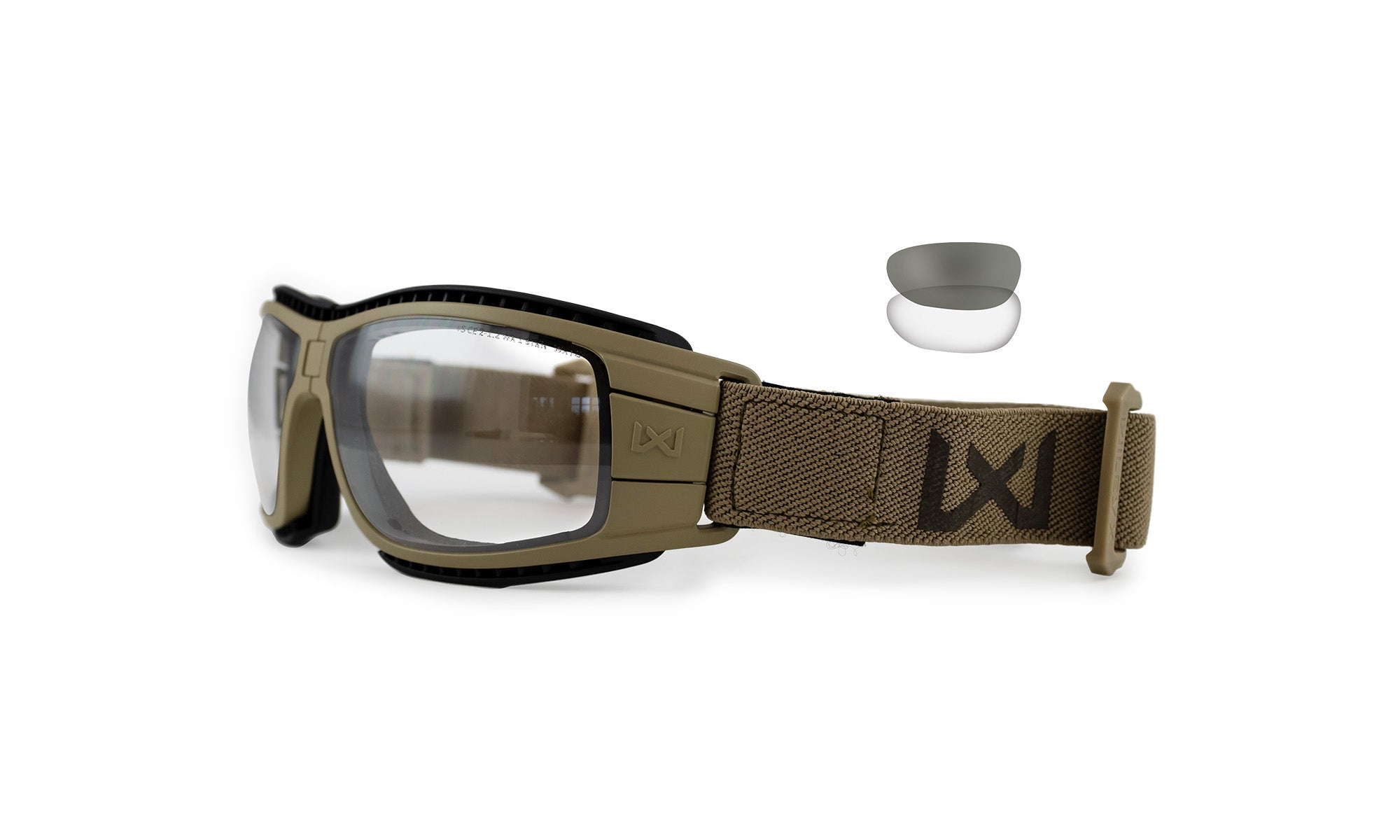 Wiley X Lynx očala, Grey/Clear, mat tan
