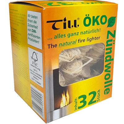 Eco Ignition Wool Fire Starter 32 Pack