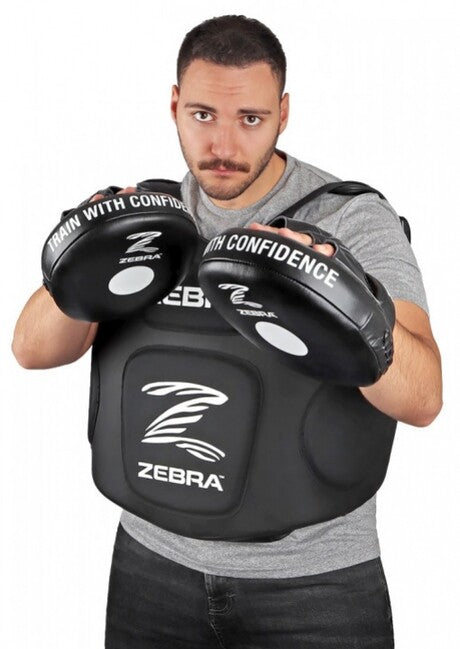 Zebra Pro Γάντια Γυμναστικής σε Θήκη 1 Ζεύγος, Μαύρο