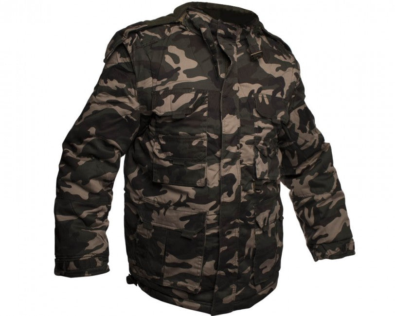 Loshan bunda Gold zimná vzor woodland