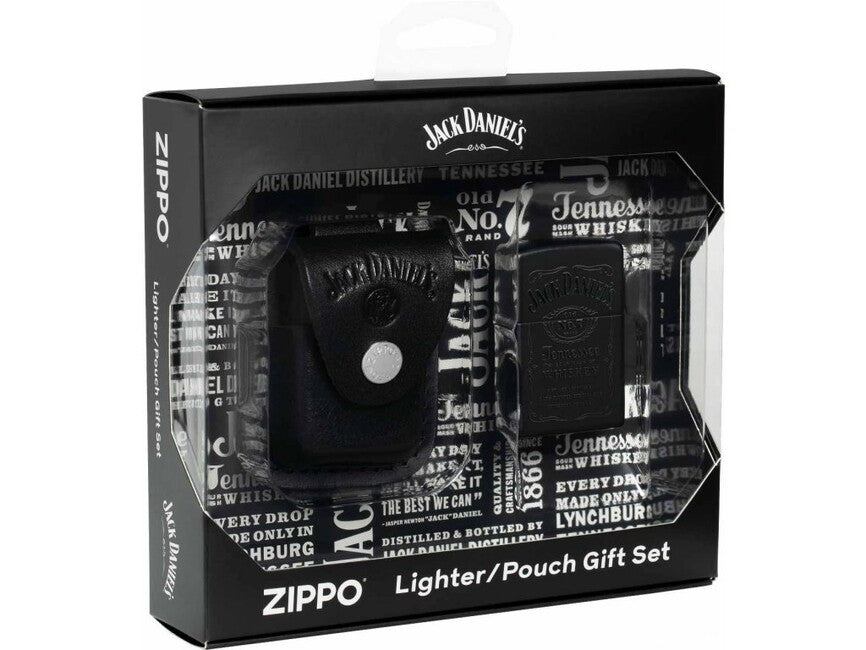 Zippo Jack Daniels Lighter and Case Set