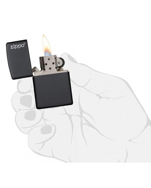 Zippo Benzine Lighter, Black Matte