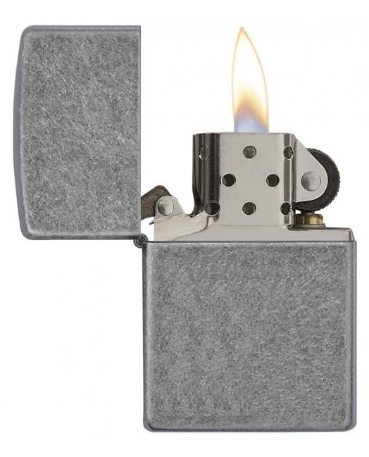 Zippo Antique Benzine Lighter, Silver