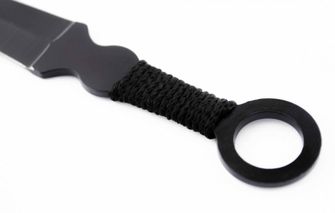 Throwing knives mini string, 16cm, 3 pieces, black