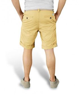 Surplus chino shorts, light-yellow