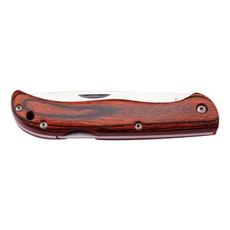 Herbertz pocket knife 8.4cm, brown wood Pakka