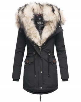 Navahoo Sweets women&#039;s winter jacket with hood, black
