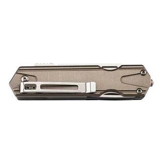 Herbertz multifunctional one -handed knife 6.5cm, 7 functions, aluminum, golden
