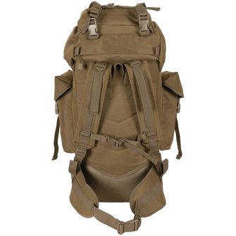 MFH BW Combat Backpack, MOLLE, 65 l, aluminium rod, coyote