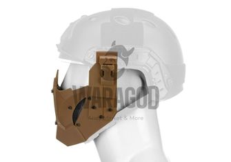 Pirate Arms Warrior half mask, coyote