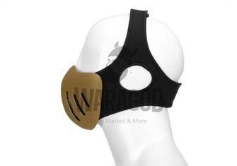 Pirate Arms Trooper shape half mask, coyote