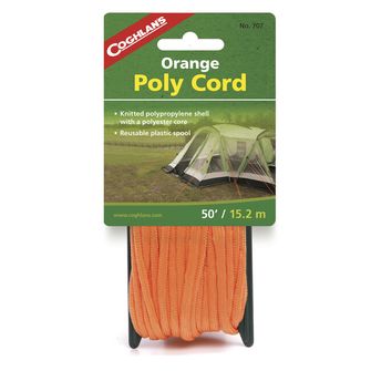 Coghlans nylon rope 6 mm, 15 m orange