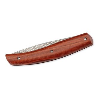 Herbertz Damast Sandel pocket knife 8.5cm brown