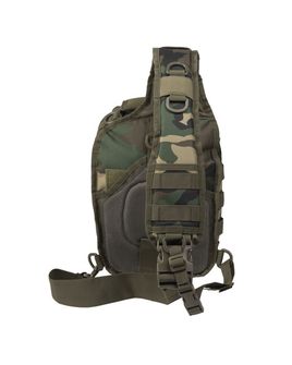 Mil-Tec woodland one strap assault pack small