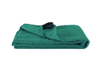 Basicnature Terry Towel 75 x 150 cm Ocean Green with a case