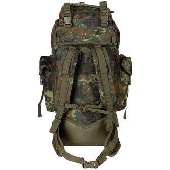 MFH BW Combat Backpack, MOLLE, 65 l, aluminium rod, BW camo