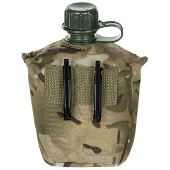 MFH US Plastic Canteen,1 l, cover, operation-camo, BPA free