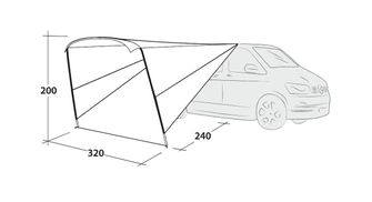Outwell Car Shelter Touring Canopy