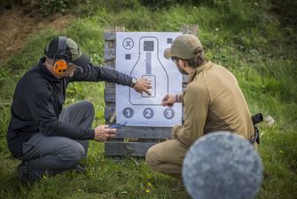 Helikon-Tex RXQT Paper Shield - practice shooting/target qualification targets - paper - set of 100 pieces