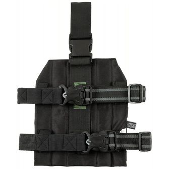 MFH Carrier Plate for MOLLE system, leg straps, black