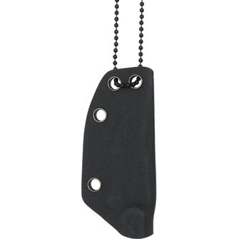 Blackfield, neck knife, black, 12.5 cm