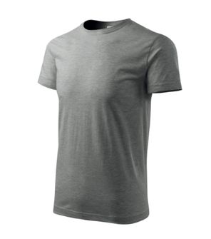 Malfini Basic Men&#039;s T -shirt, dark gray highlights