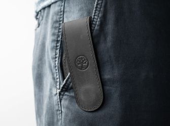Böker magnetic leather case for knife, black